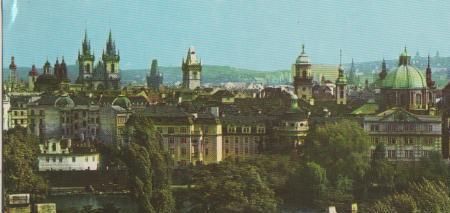 Tschechien - Prag - Altstädter Türme - ca. 1975 Tschechien - Prag - Altstädter Türme - ca. 1975