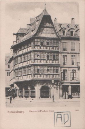 Straßburg - Kammerzellsches Haus - ca. 1940 Straßburg - Kammerzellsches Haus - ca. 1940
