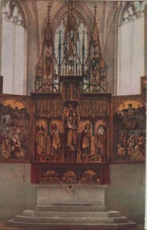 Blaubeuren - Hochaltar in der Klosterkirche - ca. 1960 Blaubeuren - Hochaltar in der Klosterkirche - ca. 1960
