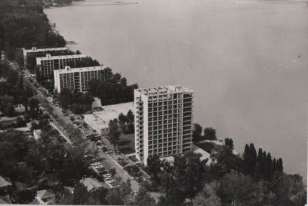 Ungarn - Siofok - Az uj szallodasor - 1969 Ungarn - Siofok - Az uj szallodasor - 1969
