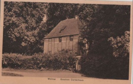 Weimar - Goethes Gartenhaus - ca. 1935 Weimar - Goethes Gartenhaus - ca. 1935