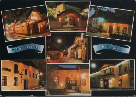 Österreich - Wien - Grinzing bei Nacht - ca. 1980 Österreich - Wien - Grinzing bei Nacht - ca. 1980