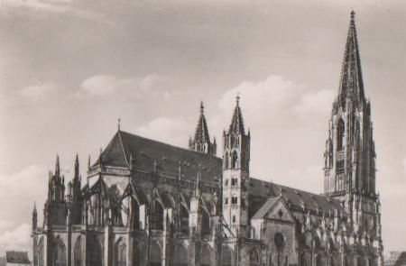Freiburg - reingotisches Münster - ca. 1955 Freiburg - reingotisches Münster - ca. 1955