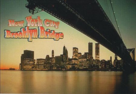 USA - New York City - Brooklyn Bridge - ca. 1985 USA - New York City - Brooklyn Bridge - ca. 1985