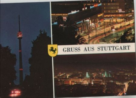 Stuttgart - 3 Teilbilder - ca. 1985 Stuttgart - 3 Teilbilder - ca. 1985