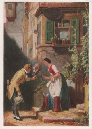 Carl Spitzweg - Der Gratulant - ca. 1965 Carl Spitzweg - Der Gratulant - ca. 1965