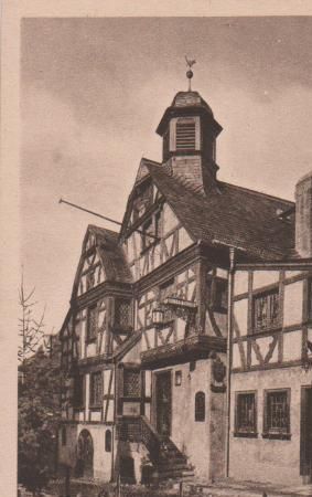 Rüdesheim - Assmannshausen - Schänke - Altes Haus - ca. 1935 Rüdesheim - Assmannshausen - Schänke - Altes Haus - ca. 1935