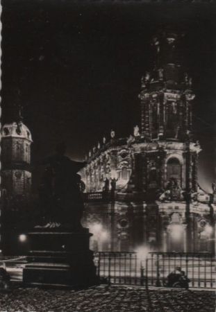 Dresden - Kath. Propsteikirche und Schloß - 1962 Dresden - Kath. Propsteikirche und Schloß - 1962