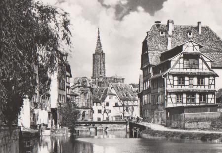 Frankreich - Strasbourg - La Petite France - ca. 1955 Frankreich - Strasbourg - La Petite France - ca. 1955