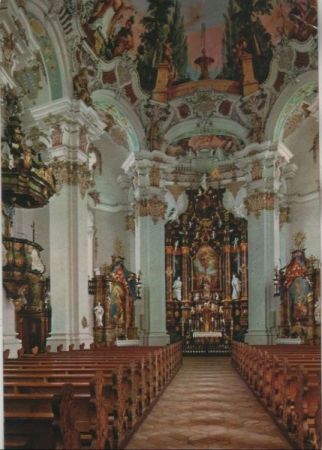 Bad Schussenried-Steinhausen - Wallfahrtskirche - ca. 1980 Bad Schussenried-Steinhausen - Wallfahrtskirche - ca. 1980