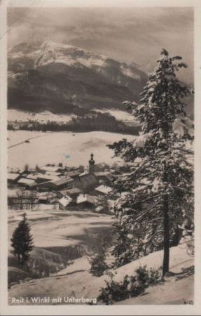 Reit im Winkl - mit Unterberg - 1939 Reit im Winkl - mit Unterberg - 1939