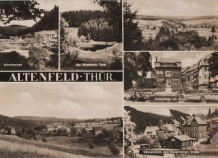 Altenfeld - u.a. am Hirschtaler Teich - 1970 Altenfeld - u.a. am Hirschtaler Teich - 1970