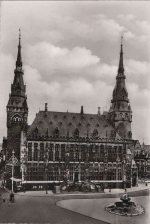 Aachen - Rathaus - ca. 1965 Aachen - Rathaus - ca. 1965