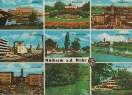 Mülheim, Ruhr - u.a. Stadtmitte - ca. 1980 Mülheim, Ruhr - u.a. Stadtmitte - ca. 1980
