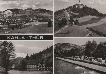 Kahla - 4 Teilbilder - 1985 Kahla - 4 Teilbilder - 1985