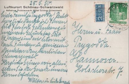 Schönau im Schwarzwald - von oben Schönau im Schwarzwald - von oben