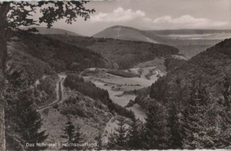 Sauerland - Nuhnetal im Hochsauerland - ca. 1955 Sauerland - Nuhnetal im Hochsauerland - ca. 1955