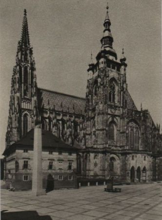 Tschechien - Prag - Praha - Burg - ca. 1960 Tschechien - Prag - Praha - Burg - ca. 1960