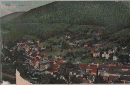 Bad Wildbad - Totalansicht - ca. 1935 Bad Wildbad - Totalansicht - ca. 1935