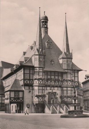 Wernigerode - Rathaus - ca. 1970 Wernigerode - Rathaus - ca. 1970