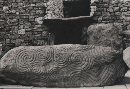 Irland - Newgrange - Decorated Entrance Stone - ca. 1960 Irland - Newgrange - Decorated Entrance Stone - ca. 1960