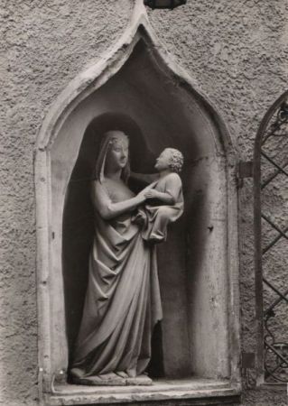 Bad Mergentheim - Madonna an der Spitalkapelle - 1979 Bad Mergentheim - Madonna an der Spitalkapelle - 1979