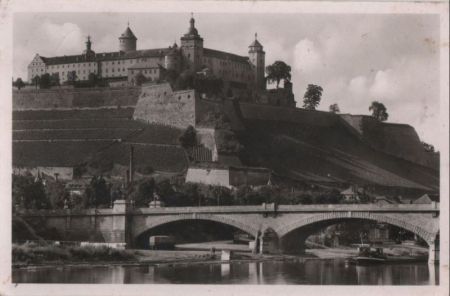 Würzburg - Veste Marienberg - 1953 Würzburg - Veste Marienberg - 1953