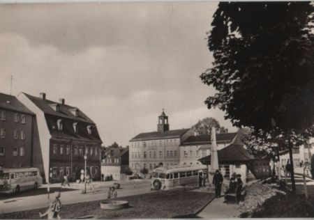 Zwönitz - Blick zum Rathaus Zwönitz - Blick zum Rathaus