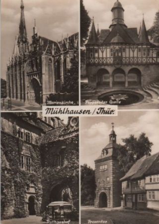 Mühlhausen - u.a. Marienkirche - 1970 Mühlhausen - u.a. Marienkirche - 1970