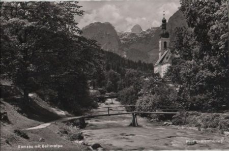 Ramsau - mit Reiteralpe - ca. 1960 Ramsau - mit Reiteralpe - ca. 1960