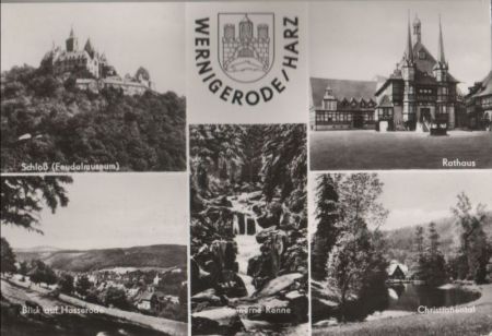 Wernigerode - u.a. Rathaus - 1979 Wernigerode - u.a. Rathaus - 1979