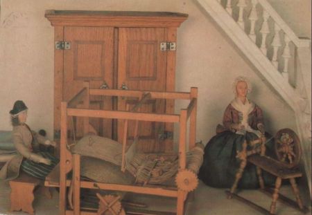 Arnstadt - Schloßmuseum, Leineweber-Werkstatt - 1981 Arnstadt - Schloßmuseum, Leineweber-Werkstatt - 1981