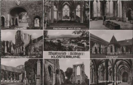 Walkenried - Klosterruine, u.a. Klosterhof - ca. 1960 Walkenried - Klosterruine, u.a. Klosterhof - ca. 1960