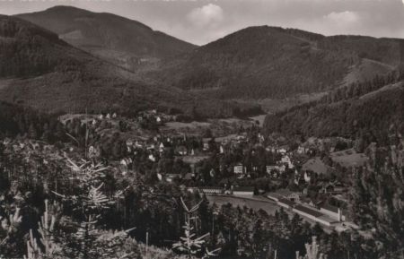 Bad Herrenalb - Gesamtansicht - 1958 Bad Herrenalb - Gesamtansicht - 1958