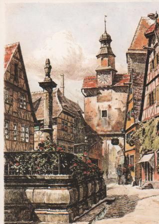 Rothenburg ob der Tauber - ca. 1985 Rothenburg ob der Tauber - ca. 1985
