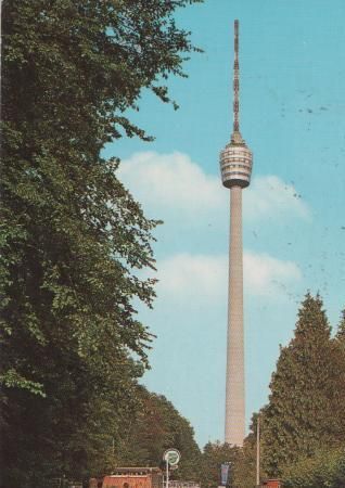 Stuttgart - Fernsehturm - 1972 Stuttgart - Fernsehturm - 1972
