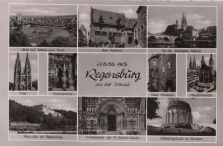 Regensburg - u.a. Neupfauplatz - ca. 1960 Regensburg - u.a. Neupfauplatz - ca. 1960