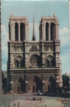 Frankreich - Paris - Facade de Notre-Dame - 1960 Frankreich - Paris - Facade de Notre-Dame - 1960