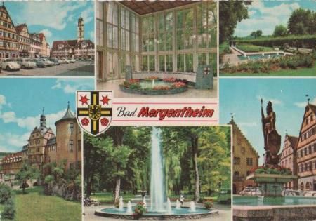 6 Bilder aus Bad Mergentheim - ca. 1975 6 Bilder aus Bad Mergentheim - ca. 1975