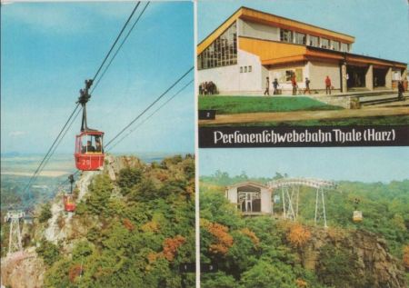 Thale - Personenschwebebahn - ca. 1980 Thale - Personenschwebebahn - ca. 1980