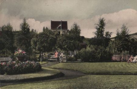 Höxter-Bruchhausen - mit Restaurant Quellenhof - 1958 Höxter-Bruchhausen - mit Restaurant Quellenhof - 1958