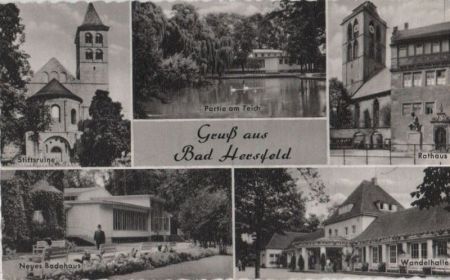 Bad Hersfeld - u.a. Stiftsruine - 1958 Bad Hersfeld - u.a. Stiftsruine - 1958