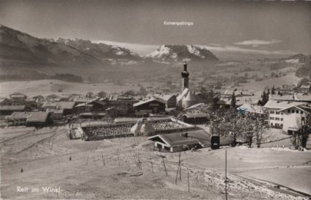 Reit im Winkl - gegen Kaisergebirge - 1961 Reit im Winkl - gegen Kaisergebirge - 1961