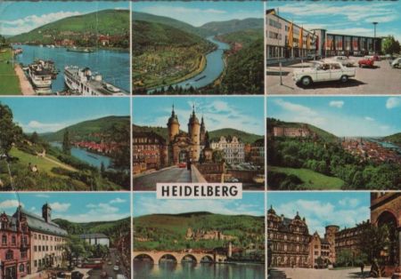 Heidelberg - 9 Teilbilder - 1964 Heidelberg - 9 Teilbilder - 1964