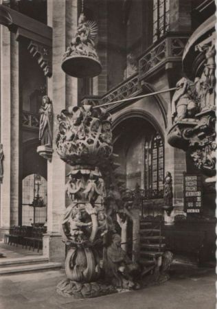 Freiberg - Dom, Tulpenkanzel - 1962 Freiberg - Dom, Tulpenkanzel - 1962