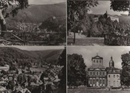 Schwarzburg - u.a. Blick vom Trippstein - 1977 Schwarzburg - u.a. Blick vom Trippstein - 1977