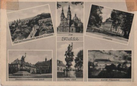 Fulda - u.a. Dom - ca. 1955 Fulda - u.a. Dom - ca. 1955