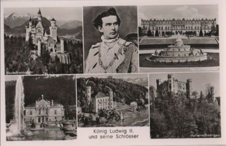 Bayern - König Ludwig und seine Schlösser - ca. 1960 Bayern - König Ludwig und seine Schlösser - ca. 1960
