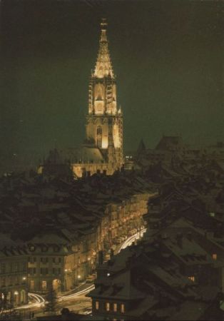 Schweiz - Bern - Münster mit Altstadt - 1985 Schweiz - Bern - Münster mit Altstadt - 1985
