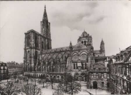 Frankreich - Strasbourg - Cathedrale - ca. 1950 Frankreich - Strasbourg - Cathedrale - ca. 1950